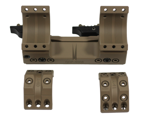 Spuhr QDP-4008 FDE: 34mm Picatinny Mount 0MIL/0MOA - 1.732"