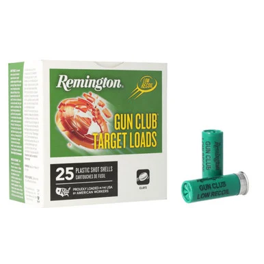 Remington Gun Club Target Loads 12 Gauge 2.75 in 1 oz #8