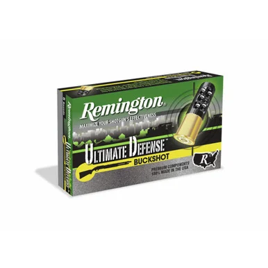 Remington Ultimate Defense 21 Pellets 12 Gauge 2.75 in 1 oz #4 Buck