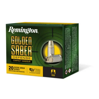 Remington .40 S&W Golden Saber 180gr Brass JHP Ammo