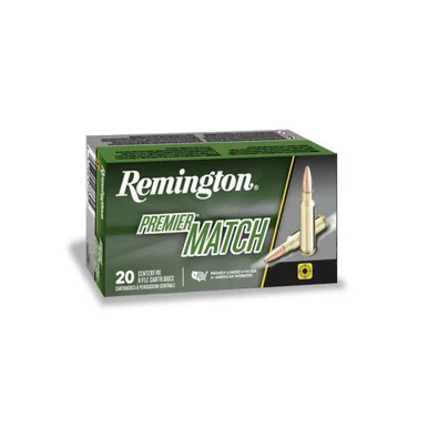 Remington .223 Rem Premier 77gr Sierra MatchKing BTHP Ammo