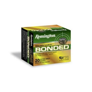 Remington .357 Sig Golden Saber 125gr Bonded Brass JHP Ammo
