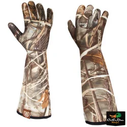 STORMR NEOPRENE STEALTH GAUNTLET GLOVES - MAX-4 CAMO