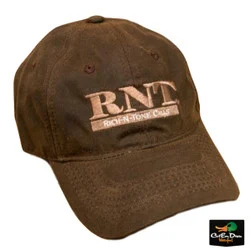 RNT RICH-N-TONE BROWN WAX COTTON LOGO HAT