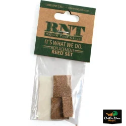 RNT RICH-N-TONE DUCK CALL SINGLE REED & CORK TUNING REPLACEMENT SET