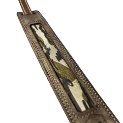 Rolling Thunder Deluxe Leather Turkey Tote with Mossy Oak In-Lay