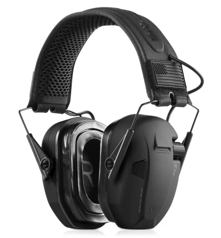 APOLLO ELECTRONIC EAR PROTECTION EARMUFFS - Black