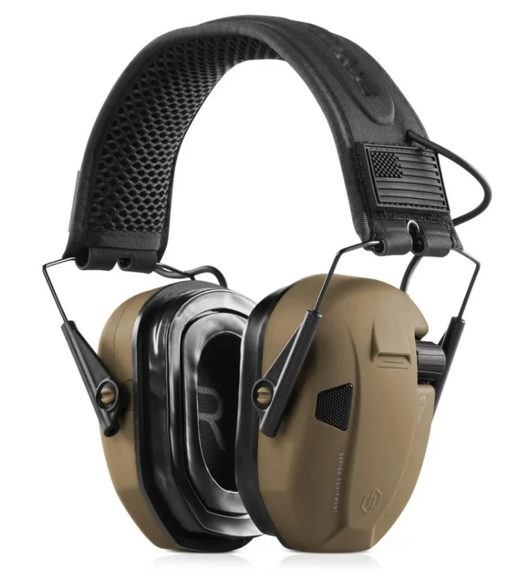 APOLLO ELECTRONIC EAR PROTECTION EARMUFFS - Dark FDE