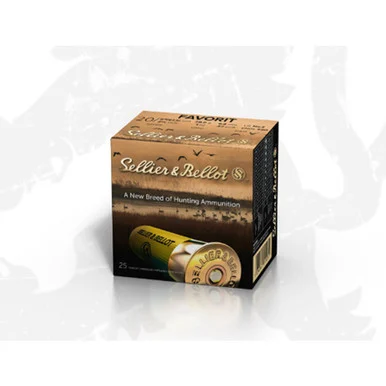 Sellier and Bellot Favorit Hunting 20 Gauge 2.75 in 1 oz #2 Buck