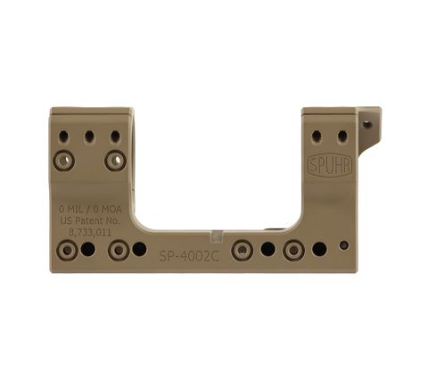 Spuhr SP-4002CM FDE: 34mm Picatinny Mount 0 MIL - 1.5"