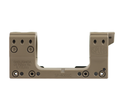 Spuhr SP-4001C FDE: 34mm Picatinny Mount 0 MIL - 1.181"