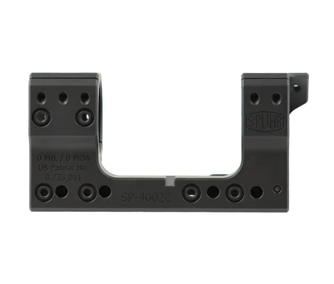 Spuhr SP-4002CM: 34mm Picatinny Mount 0 MOA - 1.5", Extended Housing