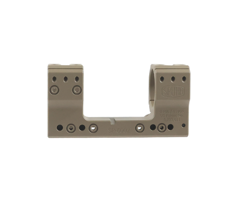Spuhr SP-6002M FDE: 36mm Picatinny 0 MOA - 1.5", FDE