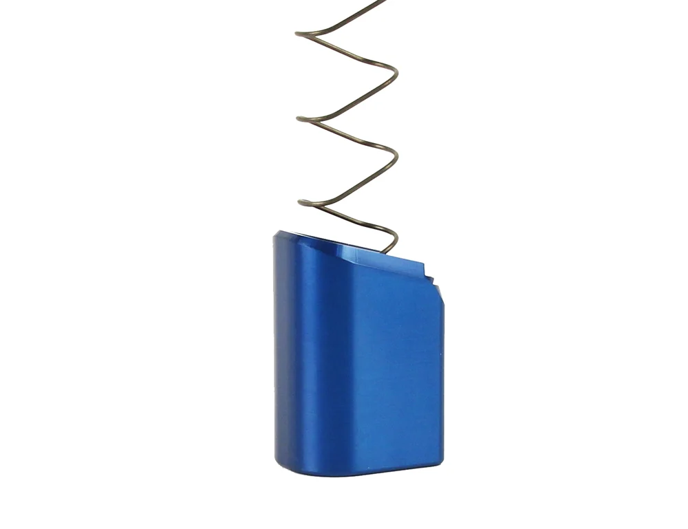 Springer Precision Sig P320 +10 9mm Base Pad w/Extra Power Spring - Blue