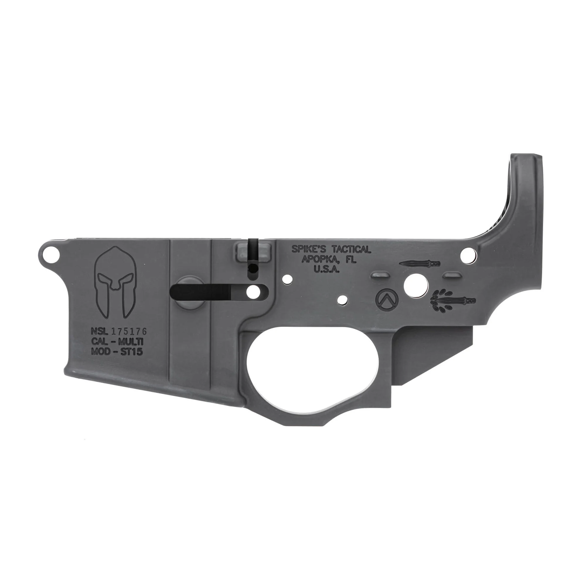 Spike's Tactical AR15 Stripped Lower Receiver, Spartan