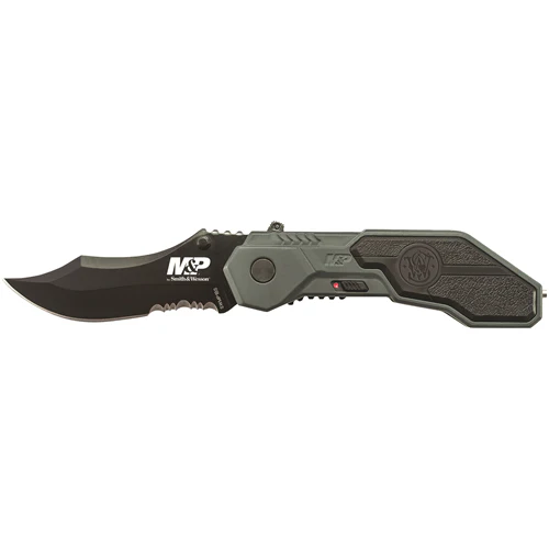 M&P M.A.G.I.C. Assist Black w/40% Serrated Scooped Back
