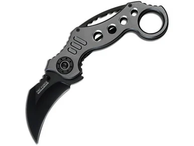 TAC-FORCE TF-578GY Karamabit 2.5" Spring Assisted Pocket Knife Grey