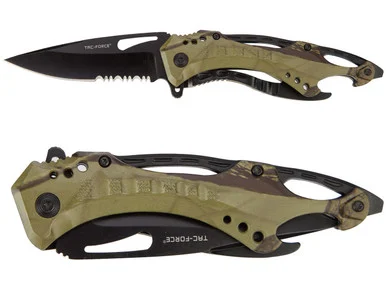 TAC-FORCE TF-705GC Skeleton 3.25" Spring Assisted Folding Pocket Knife
