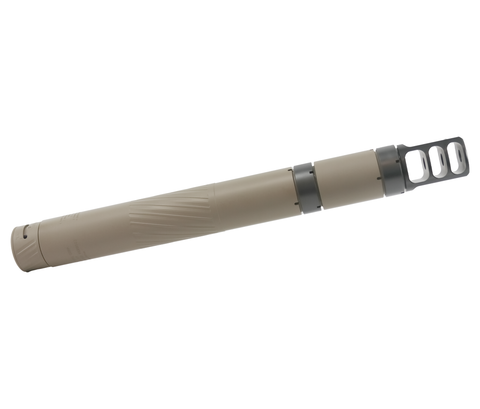 Thunder Beast: Ultra 50 Suppressor - .50 Caliber, FDE
