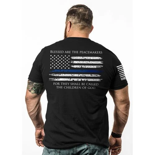 9 Line Men's T-Shirt Thin Blue Line