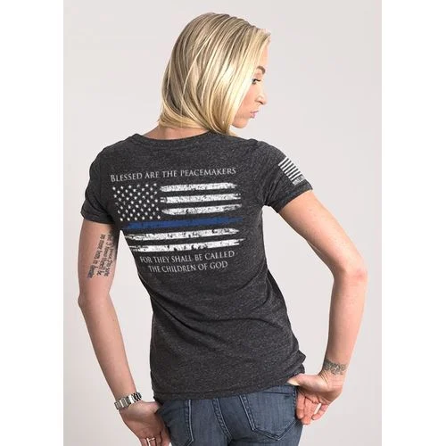 9 Line Women's Relaxed Fit T-Shirt - Thin Blue Line