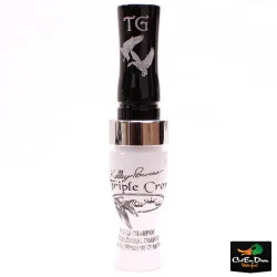 TIM GROUNDS KELLEY POWERS TRIPLE CROWN GOOSE CALL - HARLEY PEARL AND BLACK ACRYLIC