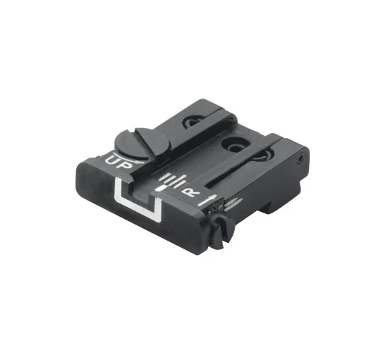 TPU Rear Sight - Fits Glock 17 thru 35 White Outline