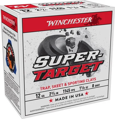 Winchester Super-Target Light Target 12 Gauge 2.75 in 1-1/8 oz #8