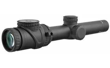 Trijicon, AccuPoint 1-6x24mm Riflescope Standard Duplex Crosshair with Green Dot, 30mm Tube, Matte Black, Capped Adjusters