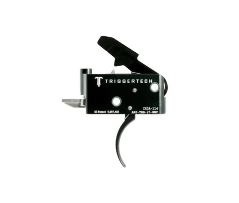 TriggerTech: Adaptable AR Primary Trigger - PVD Black Curved