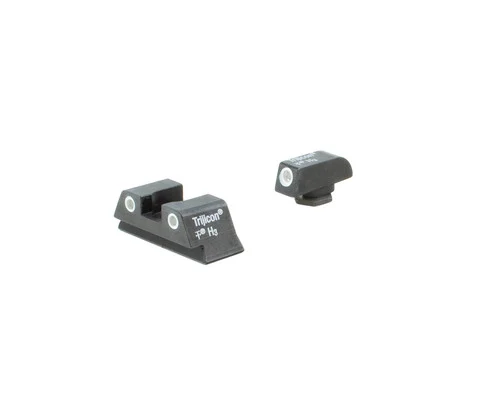 Trijicon 600777: Bright & Tough™ Night Sight Set for GLOCK - White Outline, Green Tritium