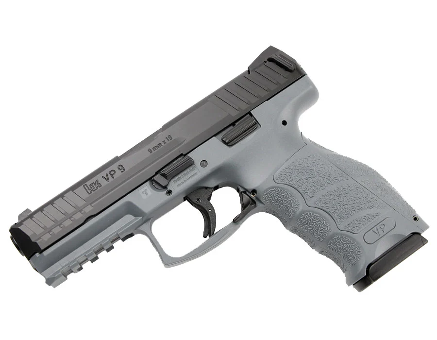 H&K VP9-Grey, 9mm Striker Fired, Night Sights