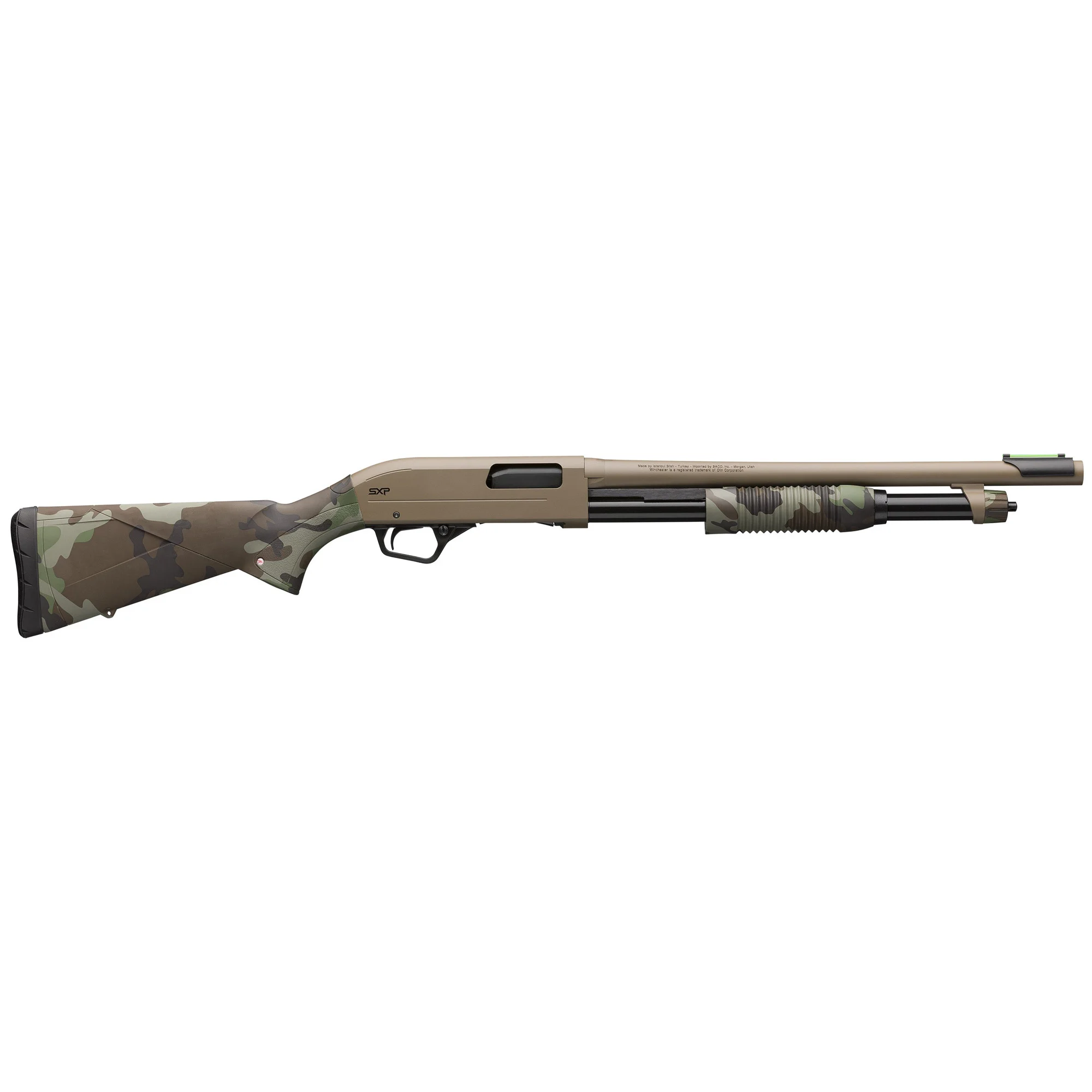 WINCHESTER SXP DEFENDER PUMP SHOTGUN 12 GAUGE 3″ CHAMBER WITH 18″ BARREL IN FLAT DARK EARTH-WOODLAND 5 ROUNDS