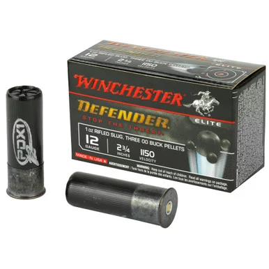 Winchester 12 Gauge S12PDX1 PDX1 Defender Combo 2.75" 1oz Slug/Buckshot