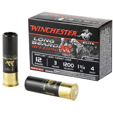 Winchester Long Beard XR Shot-Lok 12 Gauge 3" 1 3/4 oz #4 Shot