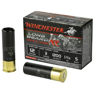 Winchester STLB1235 Long Beard XR Shot-Lok 12 Gauge 3" 1-3/4oz #5 1200 fps