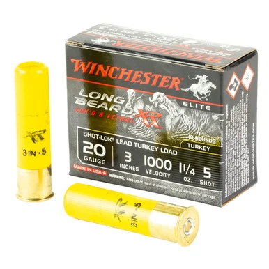 Winchester Long Beard XR Shot-Lok 20 Gauge 3" 1 1/4 oz #5 Shot