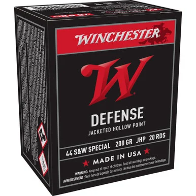 Winchester .44 S&W Special USA WHITE BOX 200gr JHP Ammo