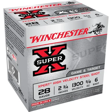 Winchester Super-X Xpert 28 Gauge 2 3/4" 5/8 oz #6 Shot