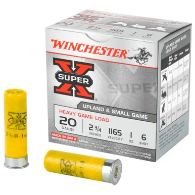 Winchester Super-X Heavy Game Load 20 Gauge 2 3/4" 1 oz #6 Shot