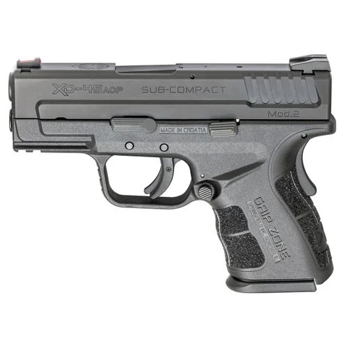 Springfield Armory XD45 Mod.2 .45 ACP 3.3" 9+1, 13+1 SubCompact Pistol With Notebook Carrying Case and Three Magazines