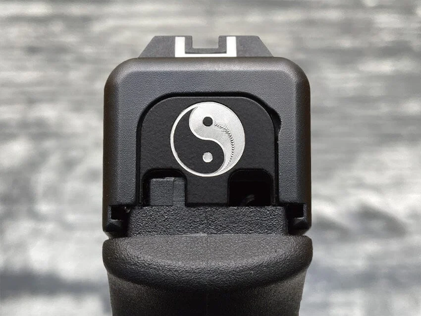 Milspin Yin and Yang Glock Slide Back Plate