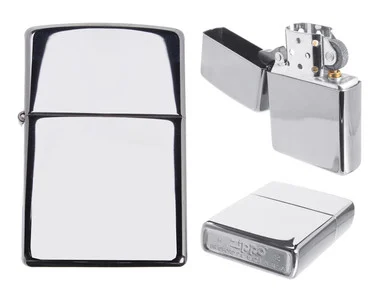 Zippo Sleek High Polish Chrome Windproof Lighter