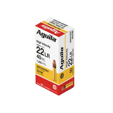 Aguila .22 LR Super Extra High Velocity 40gr SP Ammo
