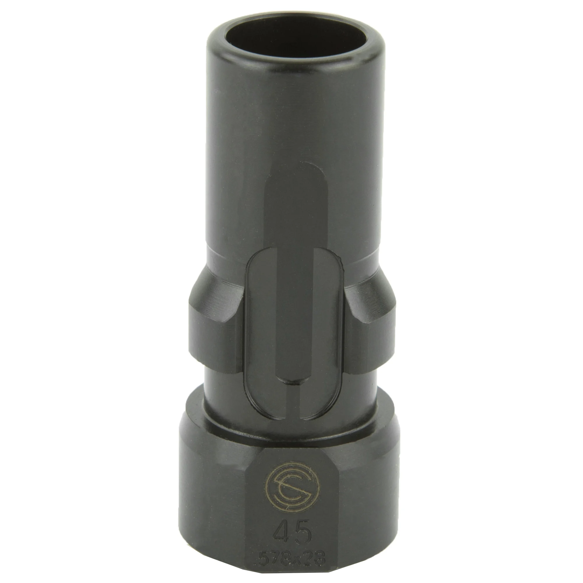SilencerCo 3-Lug Muzzle Device Black with .578"x28 Threads