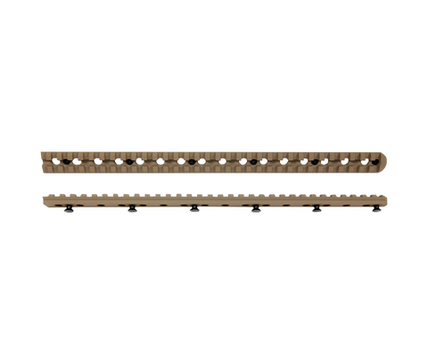 Accuracy International 25838PB: Full Length Picatinny Rail Forend 13" 0 MOA Pale Brown