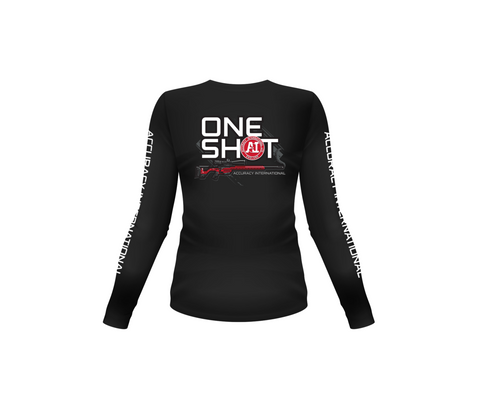Accuracy International: Ladies T-Shirt Long Sleeve One Shot
