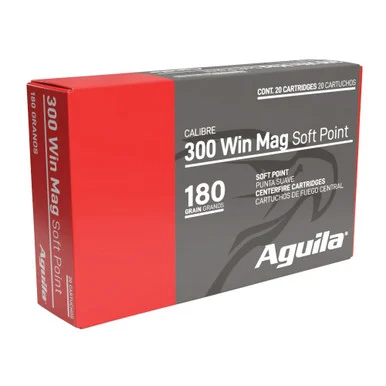 Aguila .300 Winchester Mag 180gr Interlock SPBT Ammo
