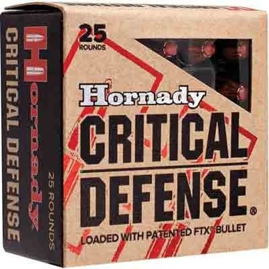 Hornady 9mm Luger Critical Defense 115gr FTX Ammo
