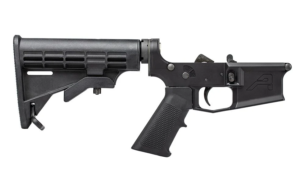 Aero Precision M4E1 Complete Lower Receiver w/ A2 Grip and M4 Stock - BLK